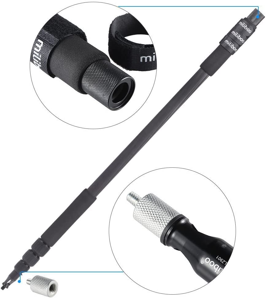 Miliboo MLZ901 4-Section Microphone Pole Carbon Fiber