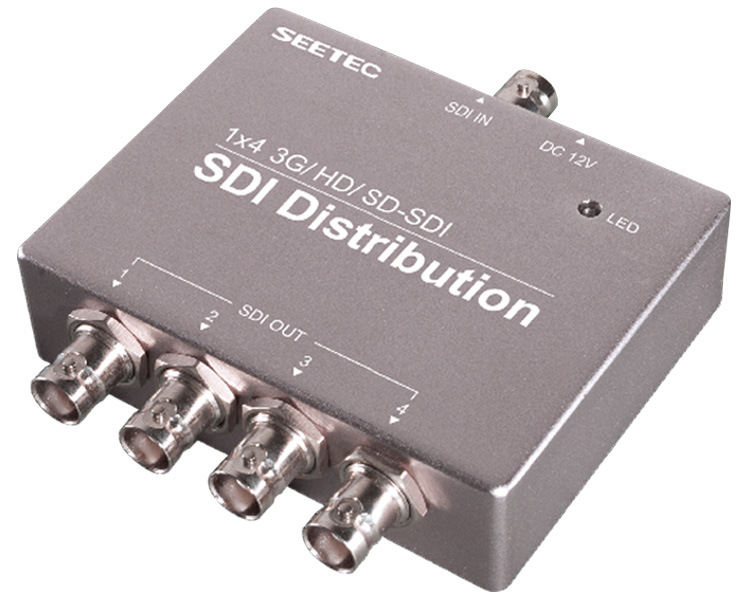 FEELWORLD 3G/ HD/ SD-SDI DISTRIBUTION1X4 SDI-124
