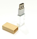 WOODEN LIGHT CRYSTAL FLASH DRIVE