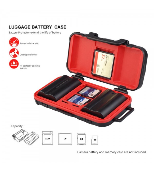 LENSGO D850 CAMERA BATTERY &amp; MEMORY CARD CASE