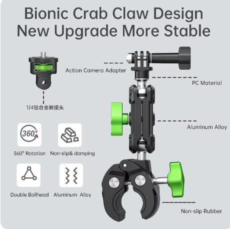 LANPARTE ACTION CAMERA CLAW MOUNT CC-B1-20