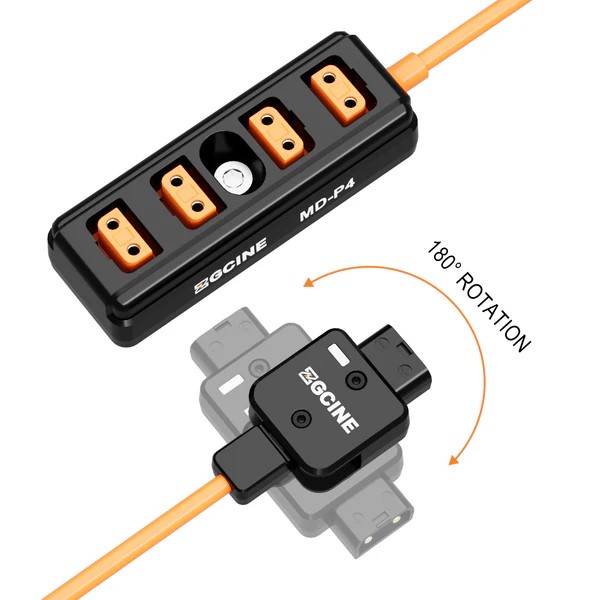 ZGCINE MD-P4 D-Tap to 4 D-Tap one point four Splitter Adapter Cable