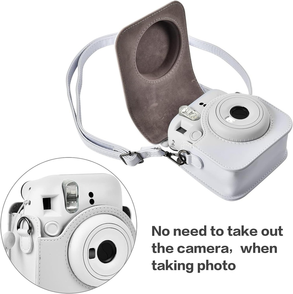 FUJI INSTAX MINI 12 CAMERA CASE - ASHY