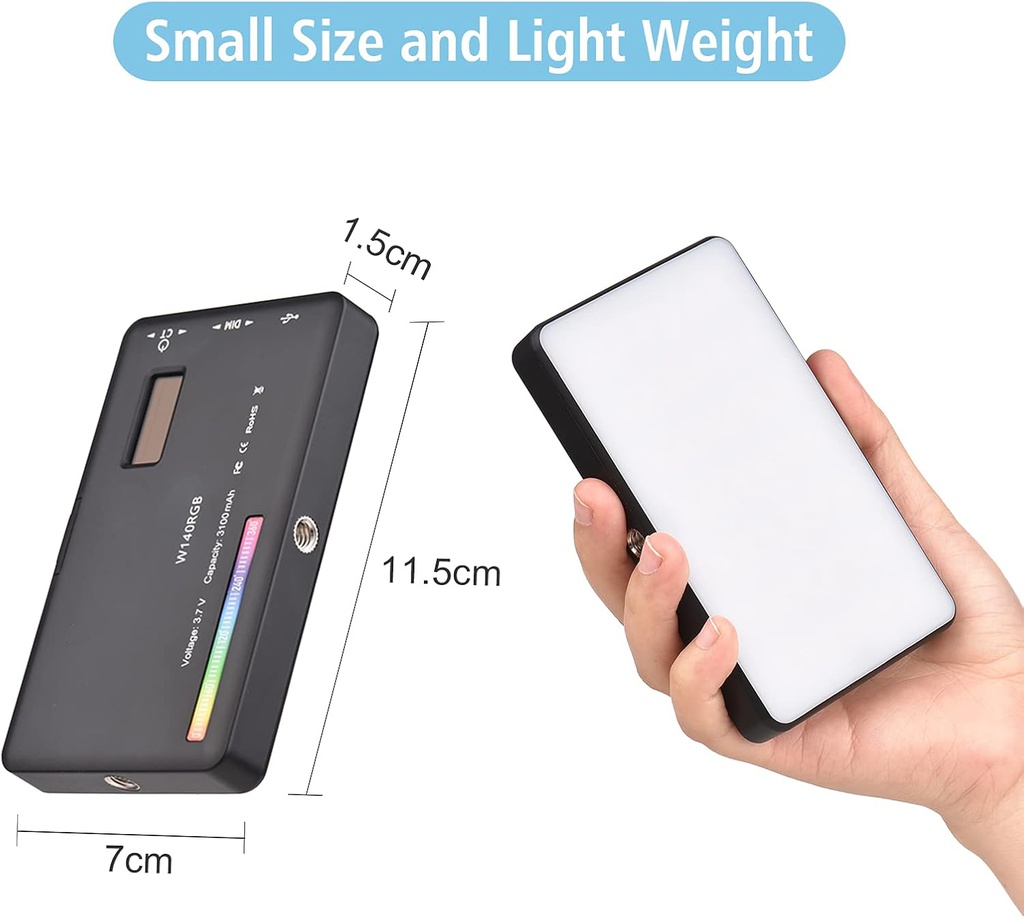 W140 RGB VIDEO SMARTPHONE LED LIGHT