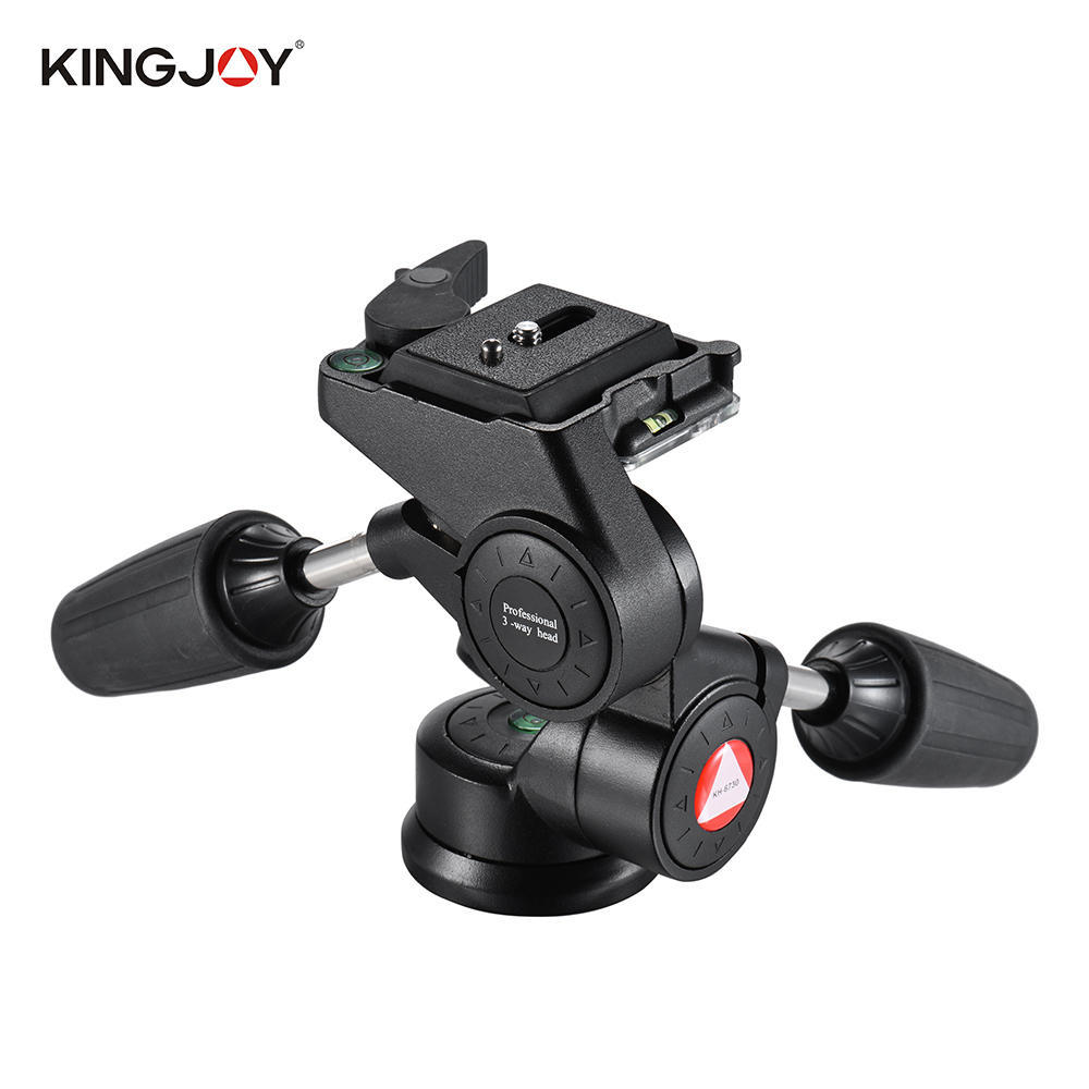 Kingjoy KH-6730 Double Handle 3 Dimensional Video Tripod Head