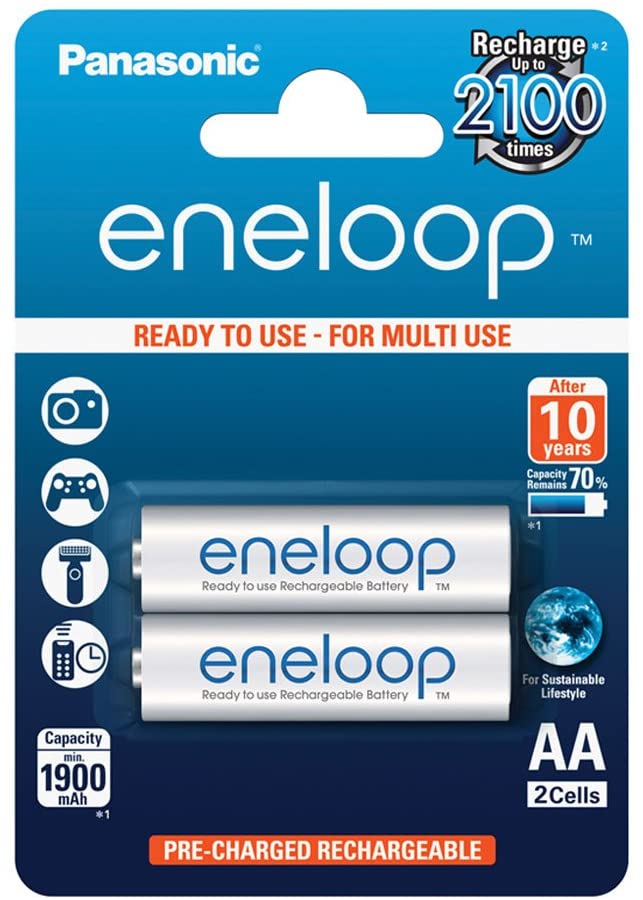 Panasonic Eneloop AA 2Cells 