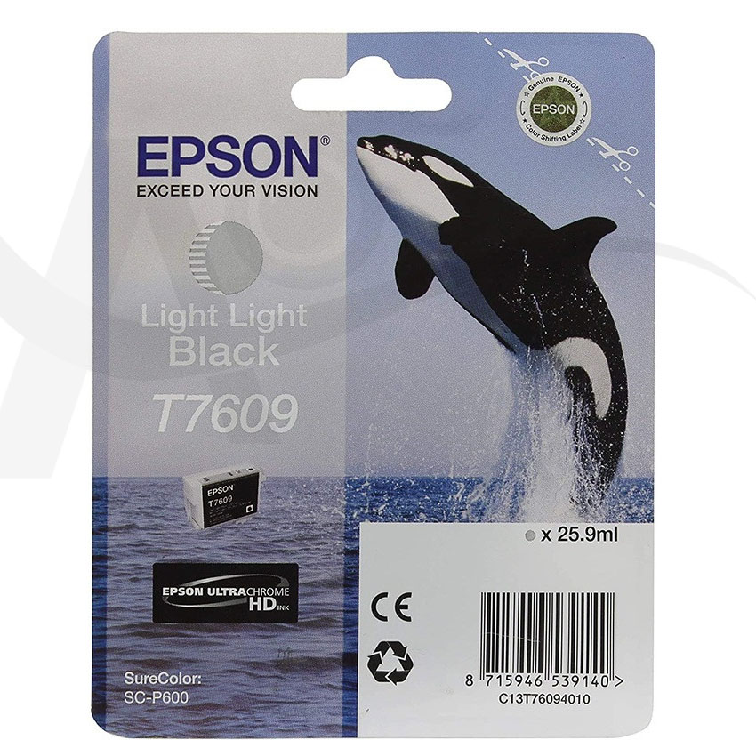 EPSON P600 LIGHT LIGHT BLACK T7609 INK