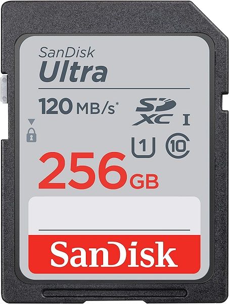 UHS-I بطاقه  256GB ( ألترا - سانديسك )