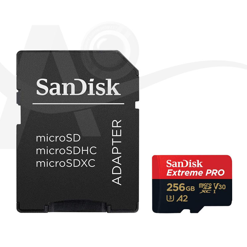 SanDisk 256GB Extreme PRO microSDXC + SD Adapter