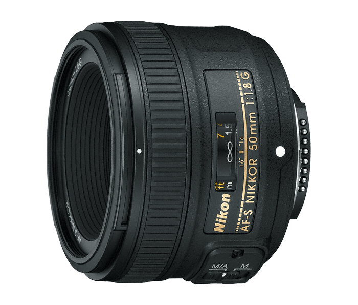 عدسة مقاس 50mm AF-S F/1.8G ( نيكون ) 