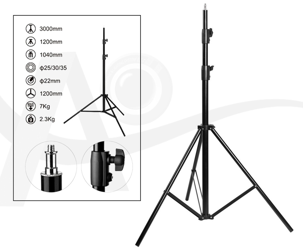 لايت ستاند JB-300 ( ألمنيوم - جينبي )