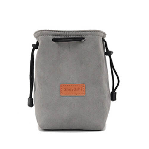 PROTECTIVE LENS POUCH BAG 20CM - LIGHT GRAY