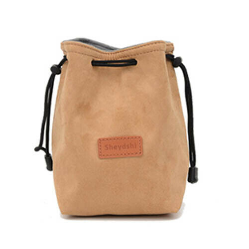 PROTECTIVE LENS POUCH BAG 20CM - BEIGE