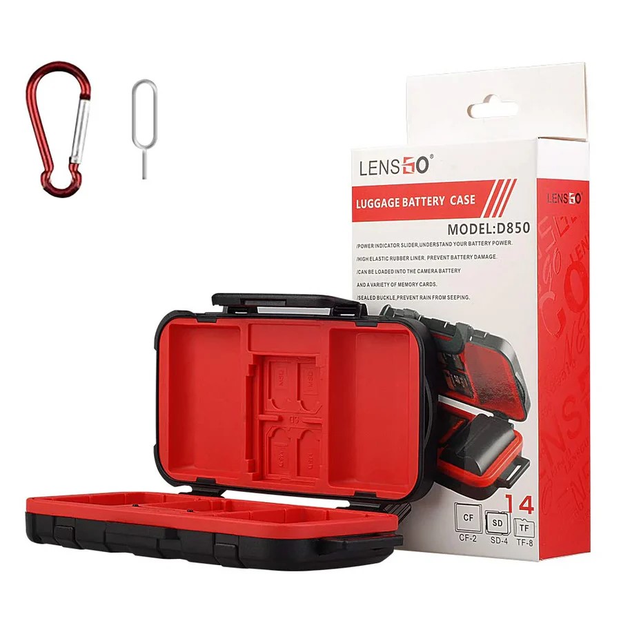 LENSGO D950 CAMERA BATTERY &amp; MEMORY CARD CASE