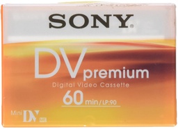 [001034] Sony Mini DV Premium Video Cassette Tapes