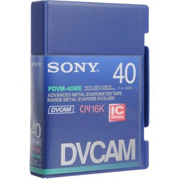 [001035] Sony PDVM-40ME 40 Minute DVCAM Mini Videocassette