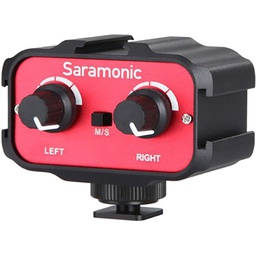 [002011] Saramonic SR-AX100 Passive 2-Channel Audio Adapter for DSLR Cameras
