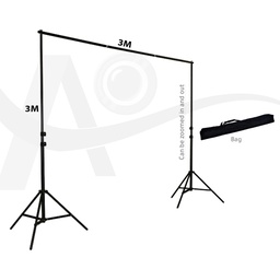 [004099] QH-B016 Background Stand Black