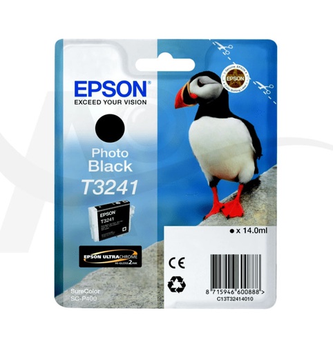 EPSON P400 PHOTO BLACK T3241 INK