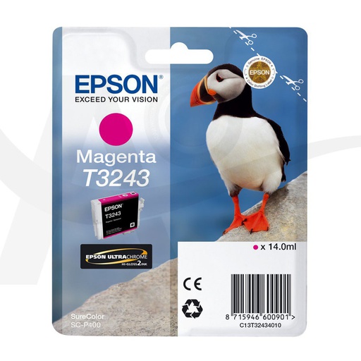 EPSON P400 MAGENTA T3243 INK