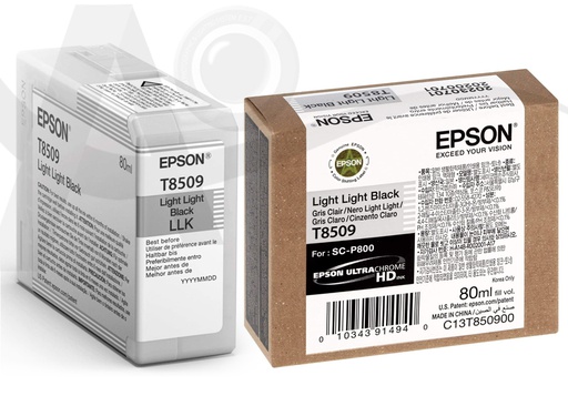 EPSON P800 LIGHT LIGHT BLACK T8509 INK