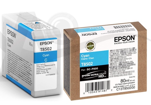 EPSON P800 CYAN T8502 INK