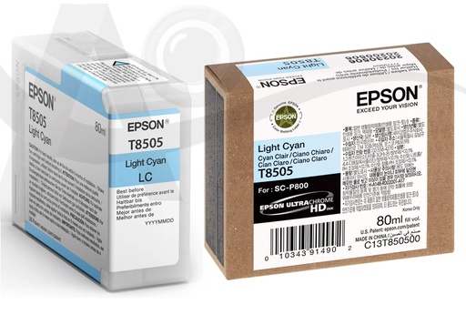 EPSON P800 LIGHT CYAN T8505 INK