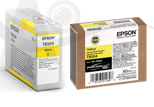 EPSON P800 YELLOW T8504 INK