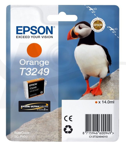 EPSON P400 ORANGE T3249 INK