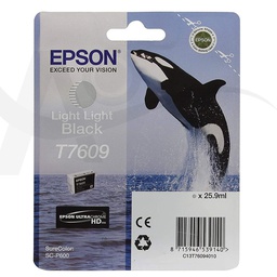 [020101] EPSON P600 LIGHT LIGHT BLACK T7609 INK