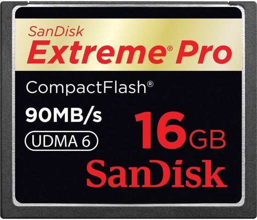 SanDisk 16GB Extreme Pro CF memory card