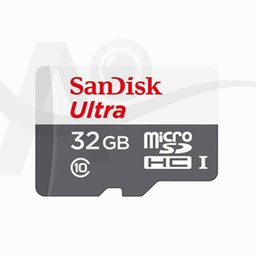 [031014] بطاقة تخزين حجم 32 جيجا بايت ألترا ميكرو SDHC UHS-I ( سانديسك ) 