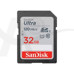 [031022] بطاقة تخزين حجم 32 جيجا بايت ألترا  SDHC UHS-I  ( سانديسك ) 