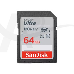 [031023] بطاقة تخزين حجم 64 جيجا بايت ألترا SDXC UHS-I ( سانديسك ) 