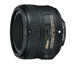 [043004] عدسة مقاس 50mm AF-S F/1.8G ( نيكون ) 