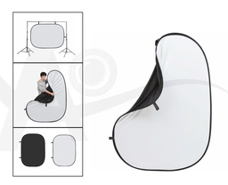 [049046] JINBEI 150X320CM BLACK/WHITE BACKGROUD STAND