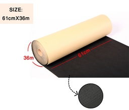 [041043] 61X36M BLACK NON WOVEN TAPE