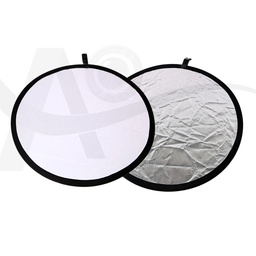 [056101] LIFE OF PHOTO R-15 56CM 2in1 REFLECTOR SILVER/WHITE