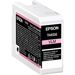 [8715946680873] EPSON T46S6 VIVID LIGHT MAGENTA ULTRACHROME PRO 10 INK 25ML