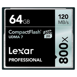 [000026] LEXAR 64gb COMPACT FLASH PROFESSIONAL 800X UDMA 7