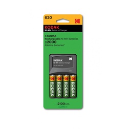 [111232] KODAK RECHARGABLE NI MH BATTERY AND CHARGER (4PACK)